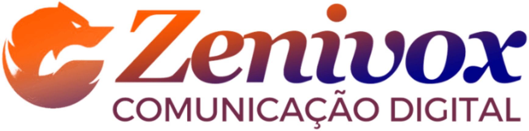 Logotipo da Zenivox com as cores de sua Identidade Visual