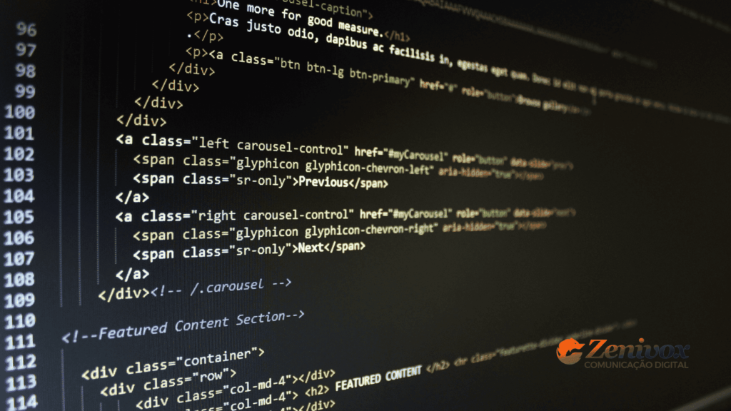 criar um site profissional - Zenivox
