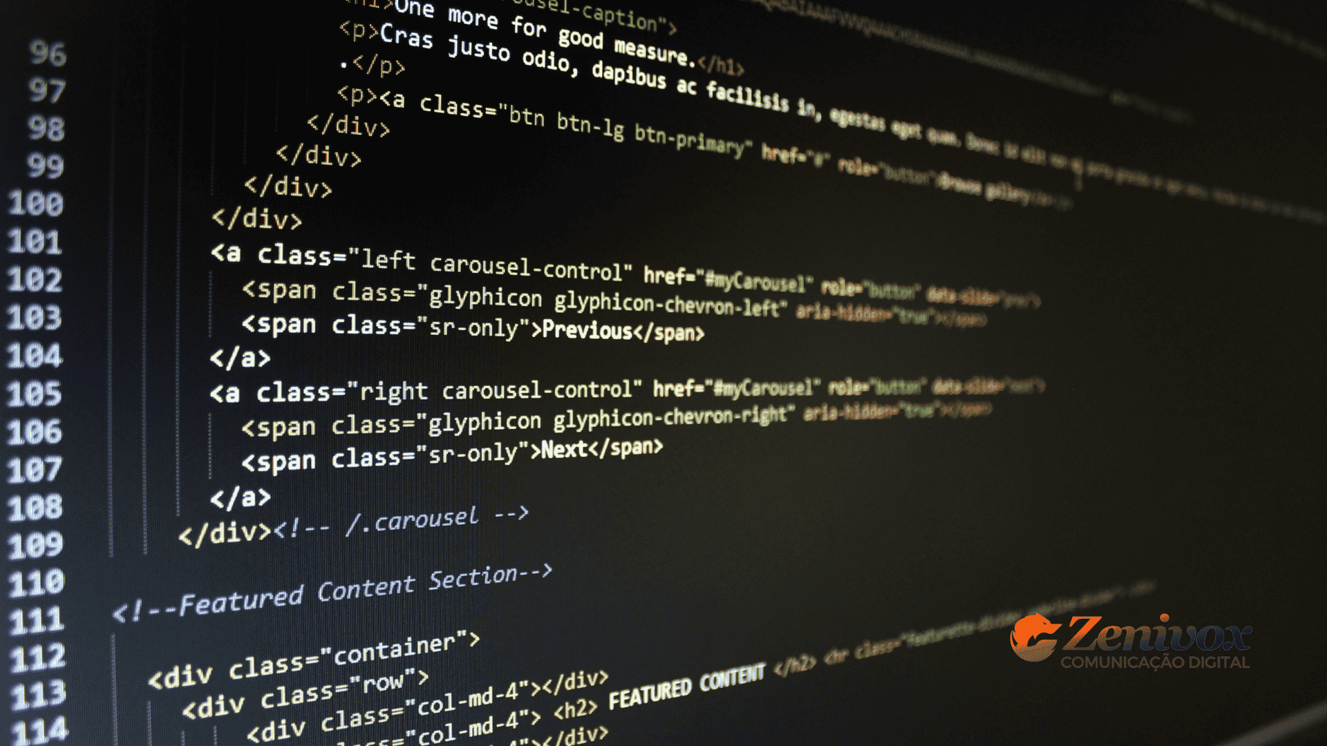 criar um site profissional - Zenivox