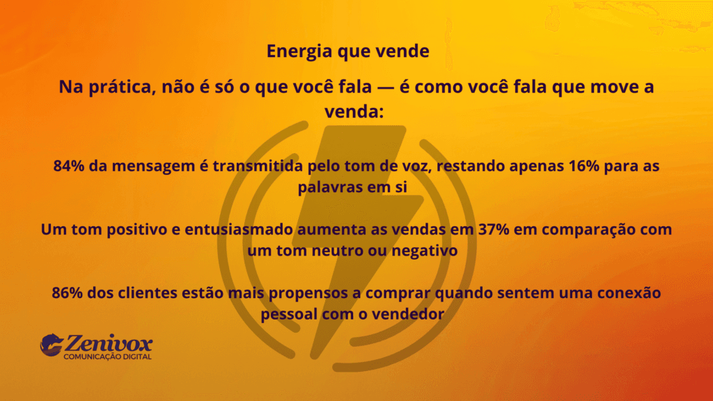 Bom vendedor utilizando tom de voz e comunicação estratégica para influenciar decisões e aumentar conversões de vendas